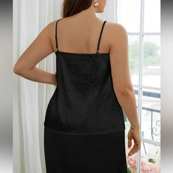 Elegant Pink Lace Cami Top